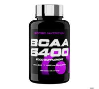 Scitec Nutrition BCAA 6400 – haute puissance 2:1:1 4480 mg/jour pour hommes et femmes 125 comprimés