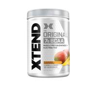 Poudre XTEND Original aux BCAA - mangue | complément alimentaire aux acides aminés ramifiés | 7 g de BCAA + électrolytes pour récupération et hydratation | 30 portions