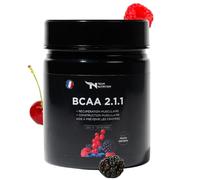 BCAA TEAM NUTRITION 2.1.1 en Poudre | Haute Qualité Prise de Masse | Leucine, L-Isoleucine, L-Valine | Idéal pour Tous Objectifs Sportifs | 250 grammes| Marque Française
