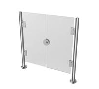 Bcade de sécurité industrielle en acrylique pour marchés et Libes (0,7 x 0,9 m) Design universel pour un contrôle d'accès sécurisé amélioré et des solutions sûres