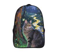BCAKDBDOE du Maine Coon Sac À Dos Enfant Cartable Scolaire Maternelle Garçons Ou Filles Préscolaire Cadeaux 40x28x16cm