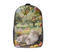 BCAKDBDOE Sac À Dos Moderne 17 Pouces - Unisexe Pour Enfants Et Ados, Design Unique 3D - Idéal Pour Ordinateur Bleu russe