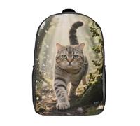 BCAKDBDOE Sac À Dos Scolaire 17 Pouces - Unisexe Enfants/Ados - Style Moderne Et Léger, Impression 3D Résistante Bleu russe