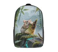 BCAKDBDOE Sac À Dos Scolaire 17 Pouces - Unisexe Enfants/Ados - Style Moderne Et Léger, Impression 3D Résistante Hamster