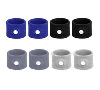 Bcautay Lot de 4 paires de bracelets d'acupression pour adultes et enfants, pour nausées de grossesse, maladie de mer, nausées de voyage
