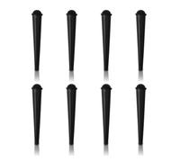 BCBF 8 Pièces Manchons pour Joint King Size 130 Mm,Joint Étui Tubes Porte Joint Noir Étanche Résistant Eau pour Odeurs Boîte Tube Transport Stockage Tubes Etuis Anti-Odeurs Hermétiques(Noir)