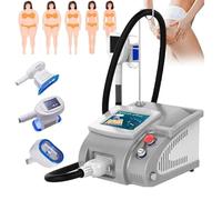 BCBKD Électrique Geler Minceur Machine Cryolipolyse Instrument De Lipolyse Machine avec 3 Poignées Congelé Éclater Graisse Instrument Minceur pour Levage De Visage Amincissant Le Corps