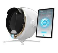 BCBKD Machine D'analyse De Peau 3D, Analyseur De Peau du Visage, Scanner De Capteur Peau 3D De 36 Millions De Pixels pour Salon De Beauté, Technologie De Reconnaissance Faciale AI 13.3In