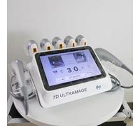 BCBKD Machine De Beauté De Lifting du Visage 7D Hifu, Dispositif De Soins De La Peau Multipurpose pour Le Raffermissement De La Peau en Salon Et À La Maison