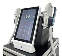 BCBKD Machine Musculation EMS Portable Multifonction À 2 Poignées pour Sculpter Le Corps, Soulever Les Fesses, Raffermir Les Muscles, Façonner l'abdomen, Les Bras, Les Cuisses