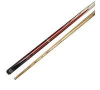 BCE Queue de Billard 145 cm Procédé 9.5mm (1/2) Snooker Unisex-Adult, Noir, 57" (145cm)
