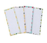 BCENG Lot de 4 blocs de notes magnétiques pour réfrigérateur, listes de courses magnétiques, design de style fruits, convient pour la maison, la salle de t le bureau