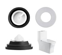 BCHKO 1 pièce membrane d'entrée de réservoir, 1 pièce joint de chasse d'eau, disque de soupape de chasse, membrane d'étanchéité, robinet flotteur, compatible avec la plupart des vannes d'entrée