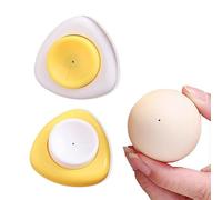 BCHKO 2 pcs Perforateur à Œufs, Pique-Œufs en Acier Inoxydable, Coupe pour Œufs Durs, Accessoire de Cuisine avec Fixation Magnétique pour Porte de Réfrigérateur