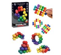 BCHKO Balle Anti-Stress Puzzle 3D Fidget Sensorielle, 1 Pièce Petit - Jouet de Décompression pour Adultes, ADHS & Autisme - Anti-Anxiété & Concentration