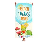 BCHKO Serviette de Plage Microfibre, Séchage Rapide, Anti-Sable, Compacte & Légère pour Voyage, Piscine, Sport 70x150cm (1pc)
