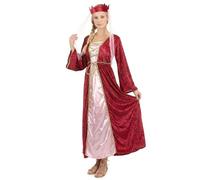 BCI Déguisement rouge reine médiévale femme