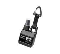 BCIOUS Flacon distributeur solide de 80 ml avec fonction aérosol, étanche, clip de suspension, adapté pour le camping, la randonnée, l'arrosage d'alcool