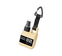 BCIOUS Flacon distributeur solide de 80 ml avec fonction aérosol, étanche, clip de suspension, adapté pour le camping, la randonnée, l'arrosage d'alcool