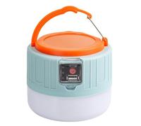 BCIOUS Lampe de camping solaire LED rechargeable par USB - Lampe de tente étanche pour la pêche, le barbecue, le camping, l'extérieur, les lampes de camping solaires LED - Ampoule LED rechargeable