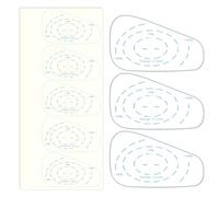 BCIOUS Lot de 125 rubans adhésifs auto-didactes pour l'analyse de cohérence des clubs de golf