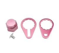 BCIOUS Lot de 2 cache-écrous et vis de verrouillage pour moulinets de pêche gauche/droite pour pêche à l'appât, poignée gauche et droite