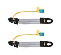 BCIOUS Lot de 2 sangles de cheville pour vélo - Sangle de poignet réfléchissante - Ceinture de fixation réglable - Ceinture élastique réfléchissante pour jambe