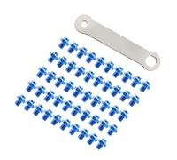 BCIOUS Lot de 50 goujons hexagonaux pour pédales de vélo de route avec clé pour accessoires de pièces de montagne avec clé