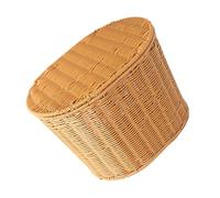 BCIOUS Panier de vélo simple pour enfants - Léger - Avec guidon avant - Rangement pour vélo garçon et fille - En osier résistant aux intempéries