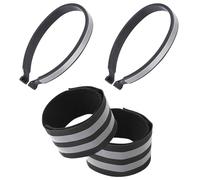 BCIOUS Pantalon réfléchissant léger avec clip pour jambes et poignets - Accessoires de vélo - Bande réfléchissante légère