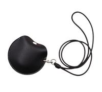 BCIOUS Pochette de transport tendance à suspendre pour écouteurs, boîte à pendentif en cuir pour l'extérieur, l'escalade, les voyages, le vélo, sac de rangement portable, étui de transport cadeau