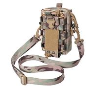 BCIOUS Pochette utilitaire gadget sac banane porte-bouteille d'eau pour camping, randonnée, équipement de plein air, téléphone extérieur, bouteille d'eau, bouilloire