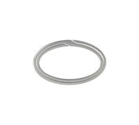 BCIOUS Porte-clés en métal avec boucle de suspension facile à ouvrir sur le côté, porte-clés fendu, porte-clés portable en alliage, petit outil d'extérieur