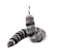 BCIOUS Porte-clés unique à la mode avec pendentif en forme de queue de renard - Accessoire délicat pour femme - Jouet mignon pour voiture, Numéro 3., taille unique