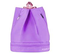 BCIOUS Sac à dos de golf imperméable avec fermeture éclair extérieure pour le sport, les vacances, les gymnases, grand sac à chaussures de golf avec poches à compartiments, sac multi-poches