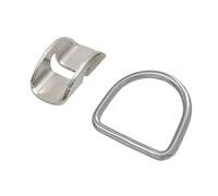 BCIOUS Support d'anneaux en D pour réservoir de plongée en acier inoxydable - Installation rapide - Cylindres d'air - Siège fixe - Installation rapide