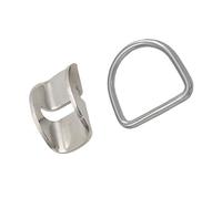 BCIOUS Support d'anneaux en D pour réservoir de plongée en acier inoxydable - Installation rapide - Cylindres d'air - Siège fixe - Installation rapide