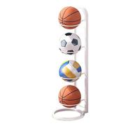 BCIOUS Support de rangement pour ballons de basket-ball en métal multicouche pour équipement de sport - Organisateur vertical à roulettes multicouches