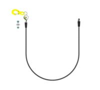 BCIOUS Tuyau de plongée en fibre de carbone avec manomètres lumineux et crochet à dégagement rapide pour la plongée de nuit - Pressions faciles à accrocher - Pressions légères