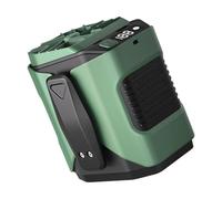 BCIOUS Ventilateur de taille portable 3600 mAh rechargeable 13 000 tr/min texture ABS Cadeau portable pour les amateurs de sport Rechargeable par USB