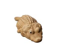 BCJMKDX Accessoires pour théiers en Argile Violette, Figurine de Crocodile Amusante en Argile Violette, Accessoires artisanaux for Service à thé, décoration de Bureau for cérémonie du thé, Cadeaux(A)