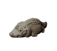 BCJMKDX Accessoires pour théiers en Argile Violette, Figurine de Crocodile Amusante en Argile Violette, Accessoires artisanaux for Service à thé, décoration de Bureau for cérémonie du thé, Cadeaux(B)