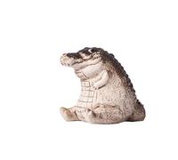 BCJMKDX Accessoires pour théiers en Argile Violette, Figurine de Crocodile Mignonne en céramique, Accessoires for Service à thé, décoration de Table, Cadeaux for cérémonie du thé(B)
