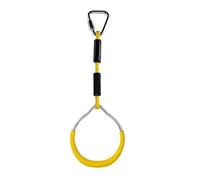 BCJMKDX Anneaux de Fitness, Barre trapèze Robuste, Anneaux de Gymnastique for Enfant, Anneau de Gymnastique d'extérieur coloré for Jardin, kit de Parcours d'obstacles Ninja(Unique Colour)