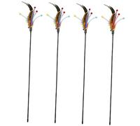 BCJMKDX Baguette à Chat, Lot de 12 bâtonnets interactifs for Chat avec Clochette (modèle aléatoire)