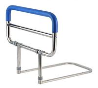 BCJMKDX Barrières de lit, Rampe de Chevet en Acier Inoxydable, Stable et Pliable, Aide médicale antichute for lit