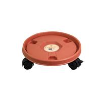 BCJMKDX Colliers. Home Cottom Support Removable with Wheels Universal Plant Saucer Garden Supplies(Brick Red)