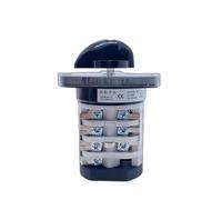 BCJMKDX Commutateurs Sélecteur de Commutation électrique 4 pôles 25 A, 0-7 Positions, Commande Manuelle Principale YMZ12-25/4