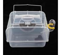BCJMKDX Jouets pour Hamsters, Jouet for Hamster, Cage Portable for Animal de Compagnie, Cochon d'Inde, gerbilles, Souris, Maison avec Roue, Rouge, 1 pièce(Coffee)