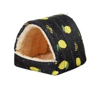 BCJMKDX Jouets pour Hamsters, Lot de 2 Jouets colorés for Hamster, écureuil, Mini-Lapin, lit for Petit Animal, nid for Cochon d'Inde, A3 S(A1,S)
